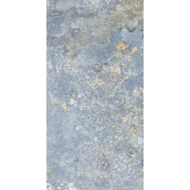 Ko Samui Blue Slate Look Matt Porcelain Tile 300x600mm