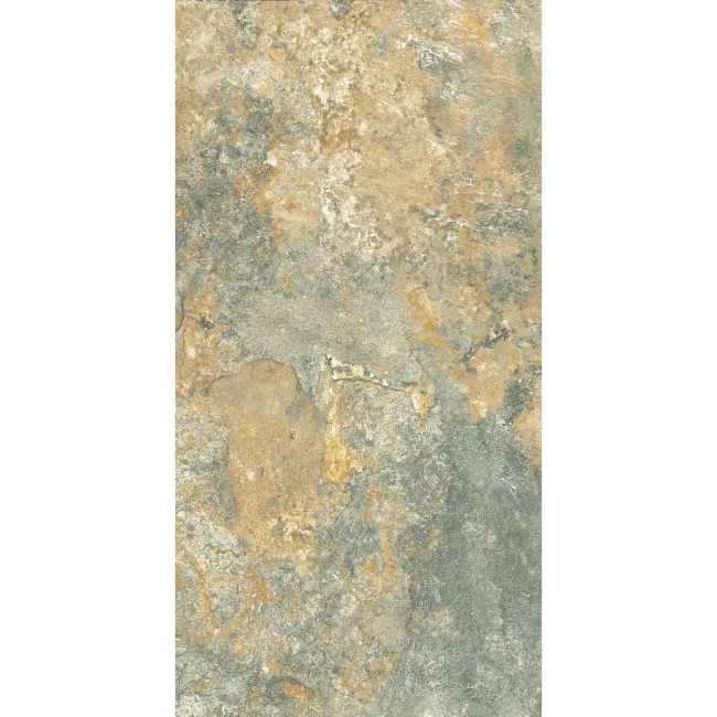 Ko Samui Green Slate Look Matt Porcelain Tile 300x600mm