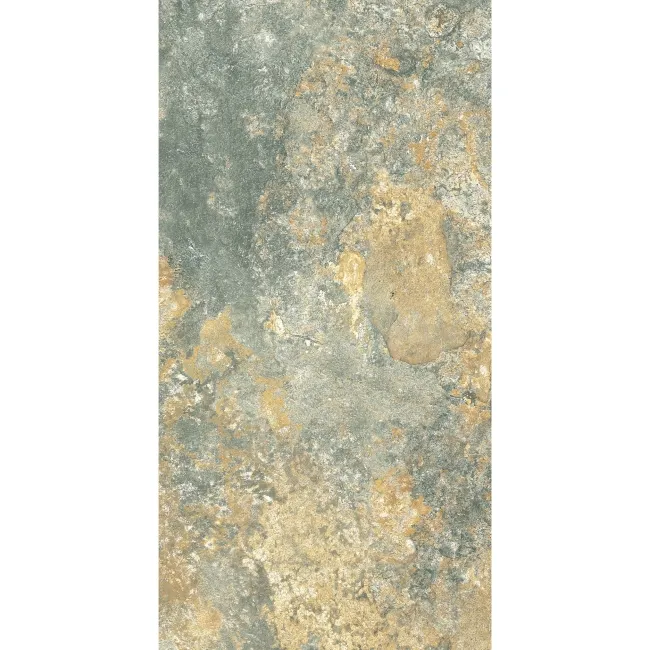 Ko Samui Green Slate Look Matt Porcelain Tile 300x600mm