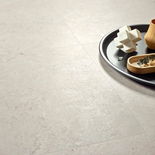 Roca Limestone Look Ivory Matt Porcelain Tile 600x600mm
