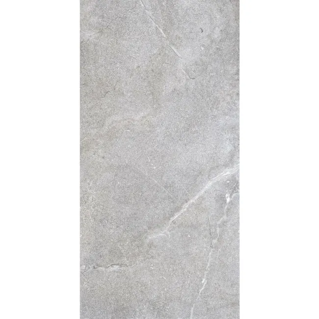 Lucca Grey Stone Look Matt Porcelain Tile 600x1200mm