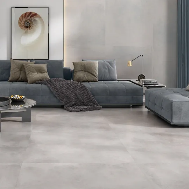 Maddox Grey Concrete Look Matt Porcelain Tile 600x1200mm