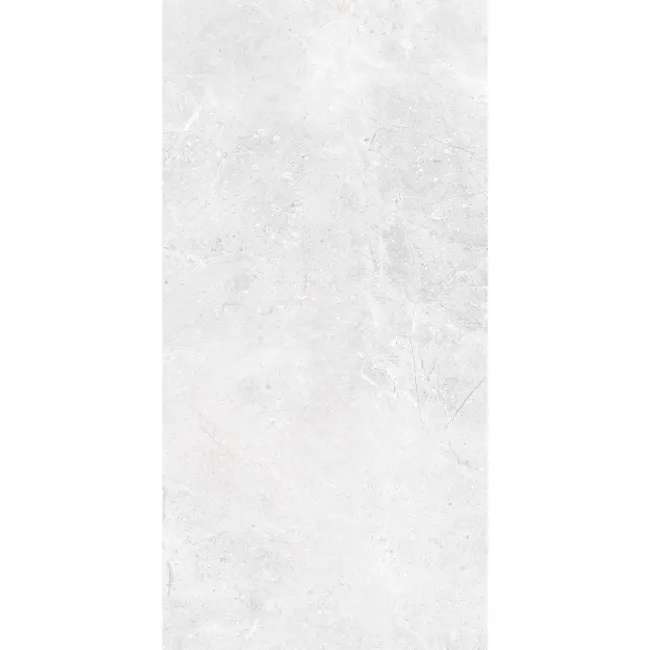 Vermeer White Stone Look Matt Porcelain Tile 298x600mm