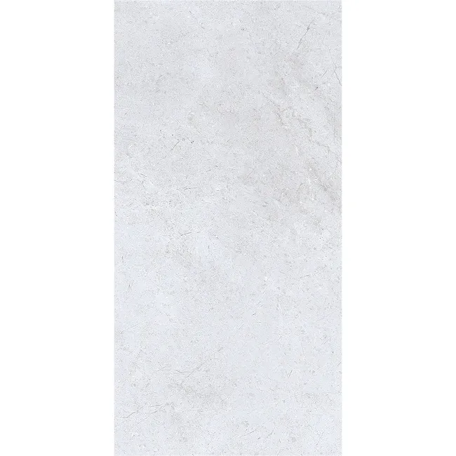 Bourke Light Grey Stone Look Matt Porcelain Tile 600x298mm