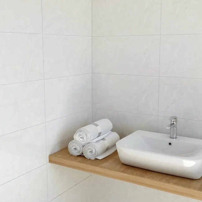 Persian Ivory Onyx Look Gloss Ceramic Tile 300x600mm