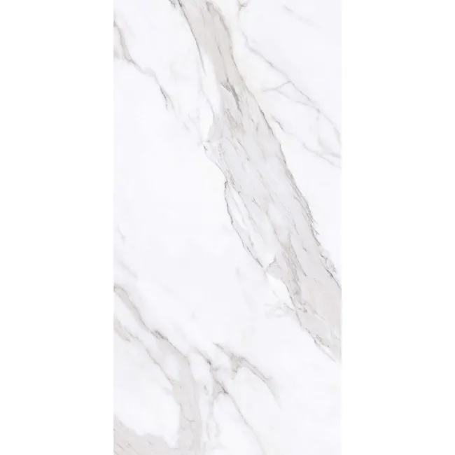 Vintage White Marble Look Matt Ceramic Tile 298x600mm