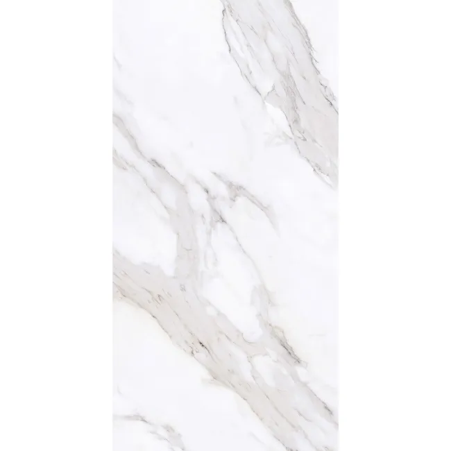 Vintage White Marble Look Matt Ceramic Tile 298x600mm