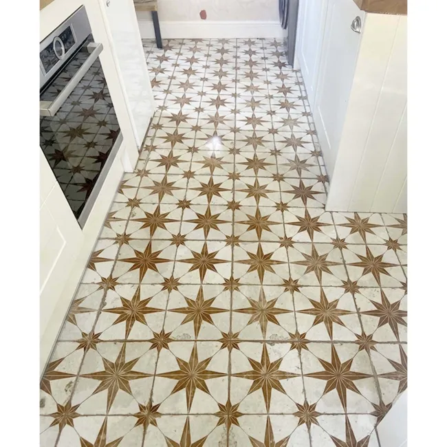Metropolis Star Siena Patterned Matt Ceramic Tile 450x450mm