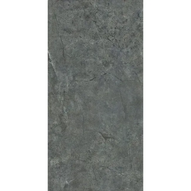 Quanta Dark Grey Marble Look Lappato Porcelain Tile 600x1200mm