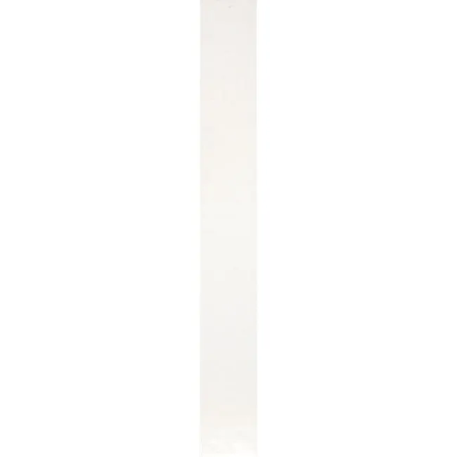 Verticale White Stone Brick Look Gloss Porcelain Tile 50x400mm