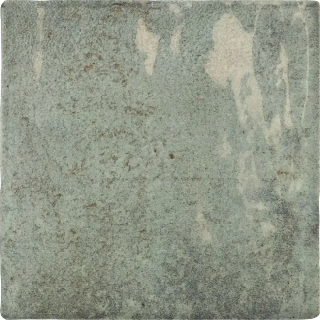 Verticale Moss Green Stone Look Gloss Porcelain Tile 100x100mm