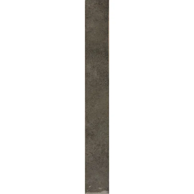 Verticale Brown Stone Brick Look Gloss Porcelain Tile 50x400mm